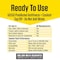 Prestone Antifreeze Coolant, Bottle, 1 gal, Ready to Use, Pre-Diluted 50/50, OAT, Ethylene Glycol, Yellow AF2100 - alternate 2