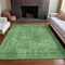 Homeroots 8' X 10' Sage And Mint Green Abstract Washable Indoor Outdoor Area Rug 615509 - alternate 5