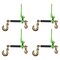 Mytee Products 4PK 5/16in- 3/8inFolding Handle Ratchet Chain Binder w/ 3/8inGrab & 1/2inSlip Hook, 4PK CBRS-FH516SHx4 - alternate 1