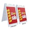 Signmission 1-2 Price Sale, A-Frame & 2 Decals Installed, Heavy-Duty Plastic Frame SBHD-D-2436-1-2 Price Sale - alternate 5