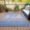 Homeroots 8' X 10' Blue And Gold Nautical Washable Indoor Outdoor Area Rug 631032 - alternate 2