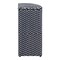 Happimess Chloe 15.56-Gallon All-Weather Wicker/Metal Corner Hideaway Outdoor Trash Can, Navy/White HPM1200B - alternate 6