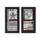 Homeroots Set Of Two Family Wisdom Black Framed Print Wall Art, 2PK 416030 - alternate 1