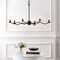 Jonathan Y Shana 35.5" 6-Light Grand Modern Transitional Adjustable Sculptural Wavy Arm Candle-Style Metal LED JYL9558C - alternate 3