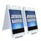 Signmission Jesus Saves, A-Frame & 2 Decals Installed, Heavy-Duty Plastic Frame SBHD-D-2436-Jesus Saves - alternate 3