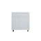 Cambridge Everest 30 in. W x 24 in. D x 34.5 in. H Ready to Assemble Shaker Sink Base Kitchen Cabinet in White SA-SB30-SW-KIT - alternate 1