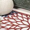 Jonathan Y Minori Floral High-Low Cream/Red/Blue 2 ft. x 8 ft. Indoor/Outdoor Runner Rug AMC109B-28 - alternate 4