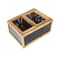 Happimess Fallon Modern Minimalist Handmade Wooden Metal Nesting Storage Baskets, Black/Natural, 3PK BSK3005B-3SET - alternate 3