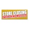 Signmission Store Closing, 12 Inch, Decal D-12-30424 - alternate 1