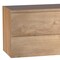 Homeroots 40" Oak Wood Freestanding Bathroom Vanity With White Sink And Two Drawers 627495 - alternate 3
