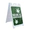 Signmission Medical Dispensary, A-Frame & 2 Decals Installed, Heavy-Duty Plastic Frame SBHD-D-2436-30402 - alternate 1