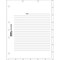 Tabbies MEDICAL CHART INDEX DIVIDER SHEETS, WHITE, 11"H x 8-1/2"W, 400 DIVIDERS 54520 - alternate 1