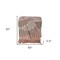 Homeroots 50" X 60" Brown and Tan Woven Cotton Striped Throw Blanket with Fringe and Embroidery 548939 - alternate 2