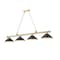 Z-Lite Cordon Heritage Brass 4 Light Billiard 2306-4HBR-MBRZ - alternate 1