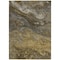 Homeroots 10' X 14' Brown Taupe And Chocolate Abstract Washable Indoor Outdoor Area Rug 577828 - alternate 3