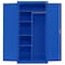 Sandusky Medium Duty Welded Steel Combination Cabinet, 36x24x72, Blue CAC1362472-06 - alternate 1
