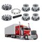 Mytee Products Complete Axle Cover Kit with Removable Hubcaps & 33 mm Threaded Nut Covers LNC-KIT-STD - alternate 6