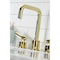 Kingston Brass Widespread Bathroom Faucet with Push Pop-Up Drain, Polished Brass KS1452TKL - alternate 2