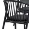 Homeroots Five Piece Black Round Dining Set with Four Chairs 571708 - alternate 5
