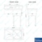 Amgood 39 in. x 23.5 in. Stainless Steel One Compartment Sink with 18 in. x 18 in. Bowl and 18 in. Left Drainboard SINK S1C-181812-18L-NF-Z - alternate 3