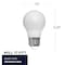 Bulbrite LED Filament, 7 Watt Dimmable A15 Light Bulb, Milky Glass Finish, E26 Base, 3000K, 800 Lumens, 4PK 862060 - alternate 2