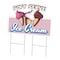 Signmission Soft Serve Ice Cream Die Cut Yard & Stake outdoor plastic coroplast window, 2436-Soft C-DC-2436-DS-Soft Serve Ice Cream19 - alternate 1