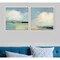 Homeroots Set Of Two Colorful Horizon White Floater Frame Print Wall Art, 2PK 416396 - alternate 2