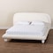 Baxton Studio Eladio Modern Luxe Ivory Boucle Fabric Queen Size Bed 250-13650-ZORO - alternate 6