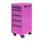 The Original Pink Box 16-Inch 5-Drawer 18G Steel Rolling Tool/Salon Cart, Pink PB1605R - alternate 2