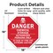 Signmission Danger Chemical Storage Authorized, 18 Inch X 18 Inch, Plastic Sign OC-P-18-34 - alternate 4