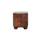 Homeroots 32in Brown Solid Wood Storage Oval Bench With Flip Top 723825 - alternate 3