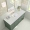 James Martin Vanities Breckenridge 60 in. Single Vanity, Smokey Celadon, w/ 3 CM Eternal Jasmine Pearl Quartz Top 330-V60S-SC-3EJP - alternate 4