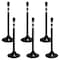 Mr. Chain Black Reflective Light Duty Stanchion (6-Pack) 91550-6 - alternate 1