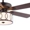 Jonathan Y Circe 52" 3-Light Transitional Glam Drum Shade LED Ceiling Fan With Remote, Oil Rubbed Bronze/White JYL9607B - alternate 3