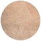 Homeroots 8' Peach Blue And Ivory Round Abstract Washable Indoor Outdoor Area Rug 597036 - alternate 3