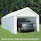 King Canopy 10ftx27ft Canopy Enclosure Sidewall Kit w/ Flaps, 50 Ball Bungees, White SWK1027WF-2 - alternate 2