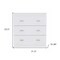 Homeroots 32" White Six Drawer Dresser 478396 - alternate 2