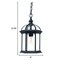 Homeroots Matte Black Cage Hanging Light 398008 - alternate 4