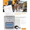 Nile Products Calculating Time Clock, Employees In/Out Time Tracker, Small Business Punch Pack Bundle Time Cards, Ribbon, Keys 4500PP - alternate 3