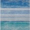Homeroots 9' X 12' Sky Blue Striped Washable Indoor Outdoor Area Rug 608143 - alternate 6