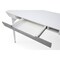 Homeroots 44" White and Gray Writing Desk With Three Drawers 543786 - alternate 4