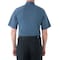 First Tactical Short Sleeve Shirt, 35% Cotton, 65% Polyester, Button, 0 Pocket(s), French Blue, M 112012 - alternate 2
