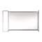 Homeroots 29in Silver Metal and Mirrored Glass Rolling Bar Cart With Wine Storage 402582 - alternate 4