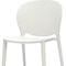 Homeroots Set Of Four White Heavy Duty Plastic Juvenile Chairs, 4PK 554666 - alternate 5