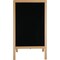 M&T Displays Rustic Wood 18.1x26.5 Inch Double Sided Chalkboard A-Frame UWOD004668X2000 - alternate 5