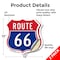Signmission Route Marker Shield Sign Route 66, 12 inch X 12 inch, Vinyl Decal, 2PK SHI-D-2PACK-12-459 - alternate 3