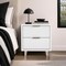 Manhattan Comfort Elara 18 in Solid Wood Nightstand in White (2-Drawer) NS1780-1 - alternate 1