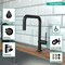 Hansgrohe Talis N Kitchen Faucet, U-Style 1-Spray, 1.5 GPM in Matte Black 72858671 - alternate 2
