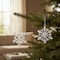Homeroots Set of Two Silver Metal Snowflake Shape Ornaments, 2PK 633351 - alternate 3