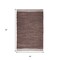 Homeroots 3' X 5' Tan and Beige Patchwork Hand Woven Area Rug 557121 - alternate 4